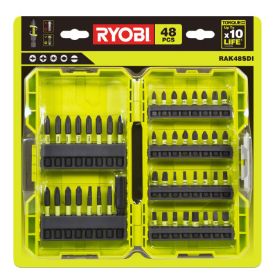 Ryobi 48 - dijelni set IMPACT bitova i burgija RAK48SDI
